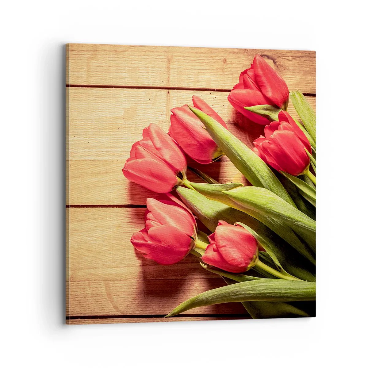 Lærredstryk - Billede på lærred - Forårets tilståelse - 70x70 cm