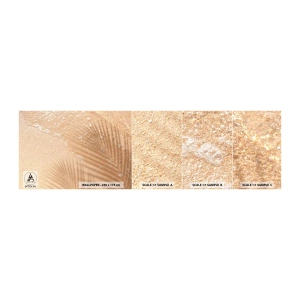 Fototapet Prøve Standard Eco - Skyggen af en varm sommer - Abstraktion, Sand På Stranden, Blade - 100x30 cm