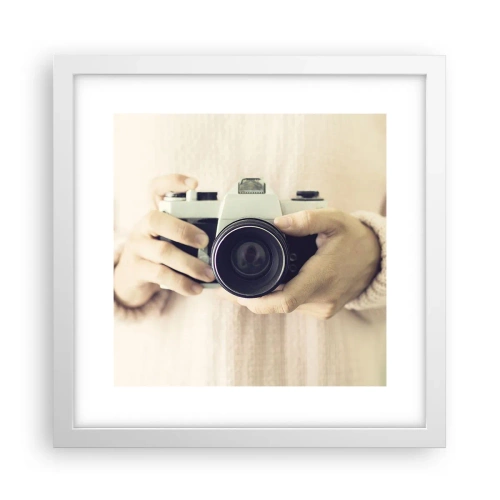 Plakat i hvid ramme - For at se mere... - 30x30 cm