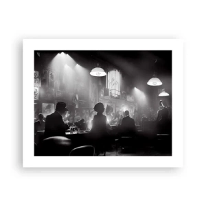Plakat - I en jazzet stemning - 50x40 cm