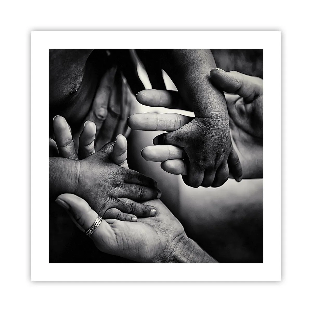 Plakat - At være menneske - 50x50 cm