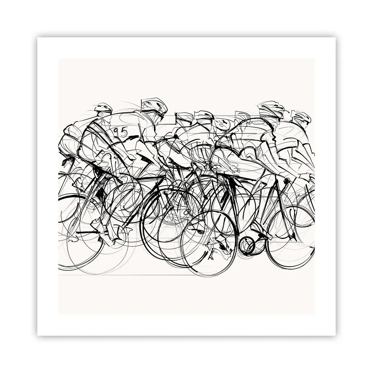 Plakat - Sammen i et team - 50x50 cm