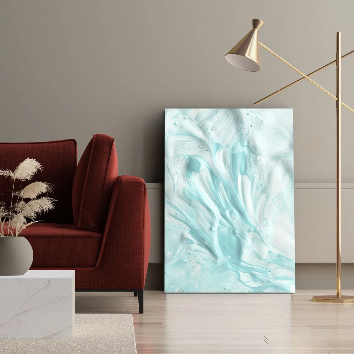 Lærredstryk - Billede på lærred - For altid sammen - 45x80 cm