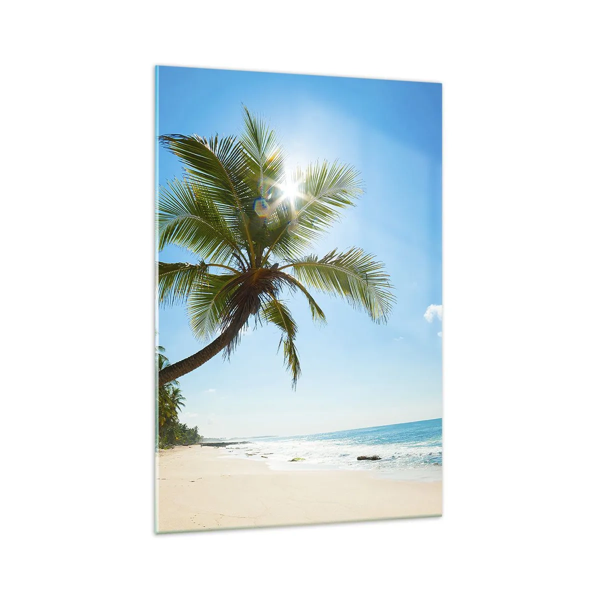 Billede på glas - Du må ikke vise nogen - 70x100 cm