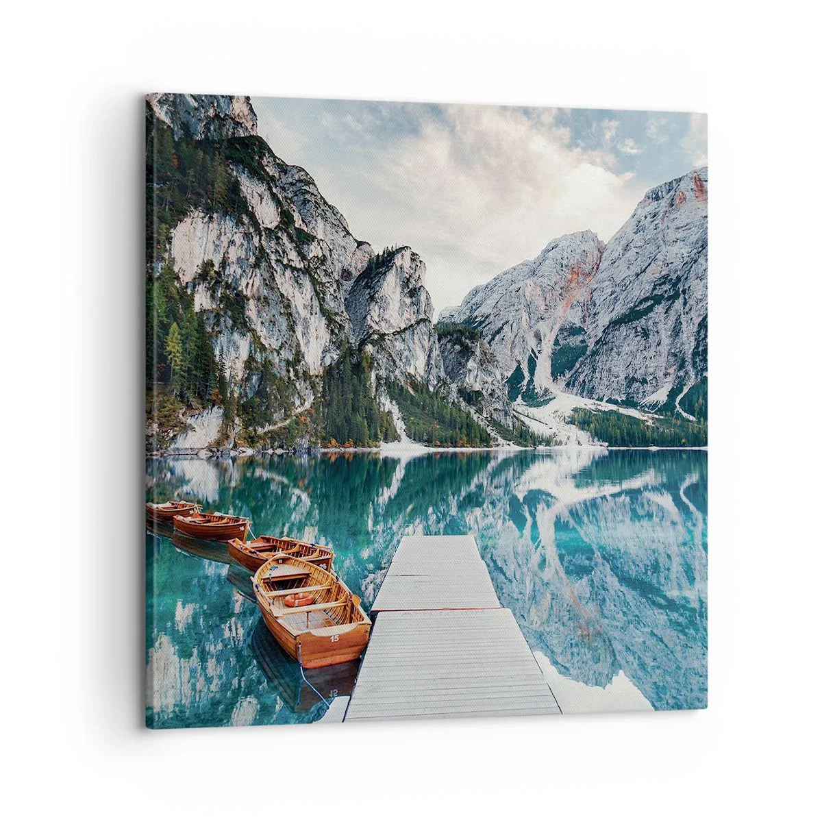 Lærredstryk - Billede på lærred - Vi vil vise dig skønheden - 60x60 cm