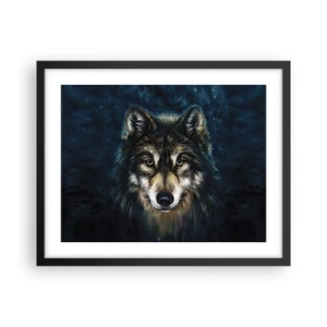 Plakat i sort ramme - Alfa? Og omega - 50x40 cm