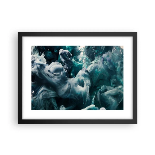 Plakat i sort ramme - Farvebevægelse - 40x30 cm