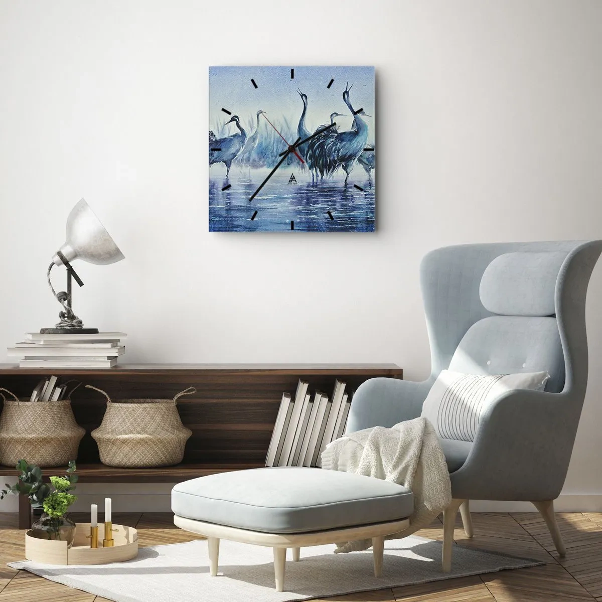 Vægur, Uret - Morgenmøde - 40x40 cm