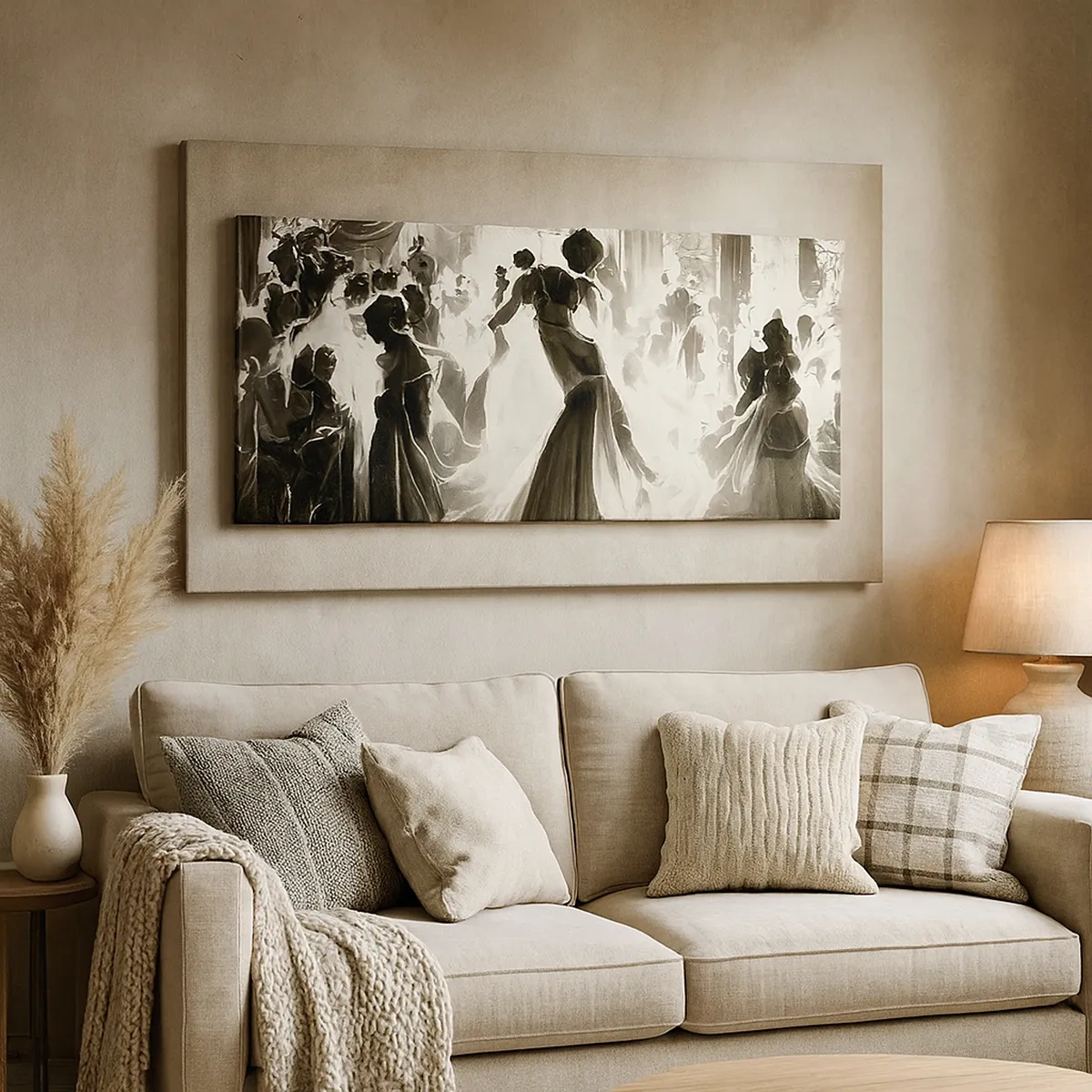 Lærredstryk - Billede på lærred - Den store maskerade - 30x30 cm