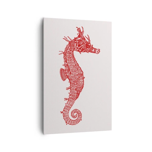 Lærredstryk - Billede på lærred - En indviklet skabelse - 80x120 cm