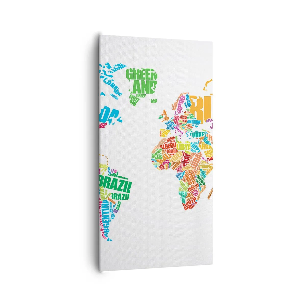 Lærredstryk - Billede på lærred - Jeg ønsker at vide alt - 65x120 cm