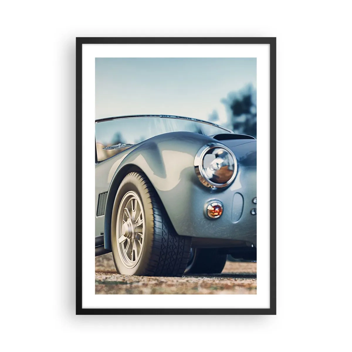 Plakat i sort ramme - Fordi stil betyder noget - 50x70 cm