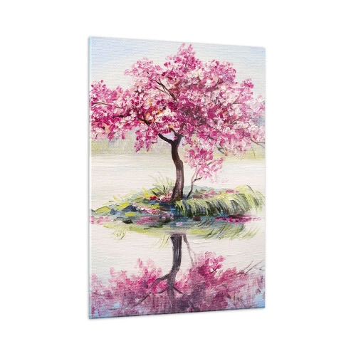 Billede på glas - Forårsfestival - 50x70 cm