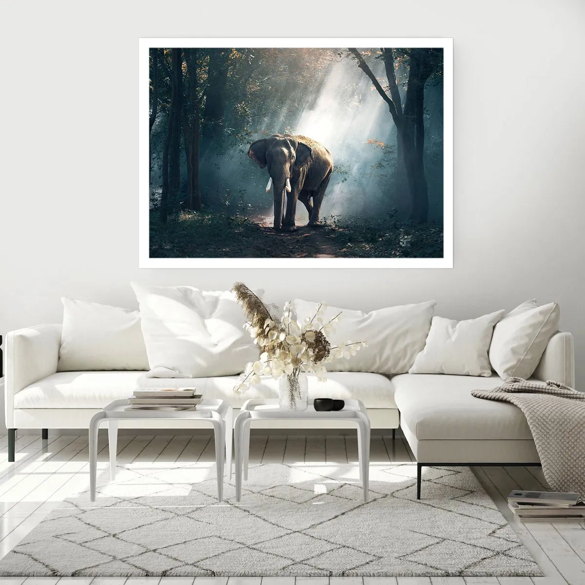 Plakat - En fredelig gåtur - 100x70 cm