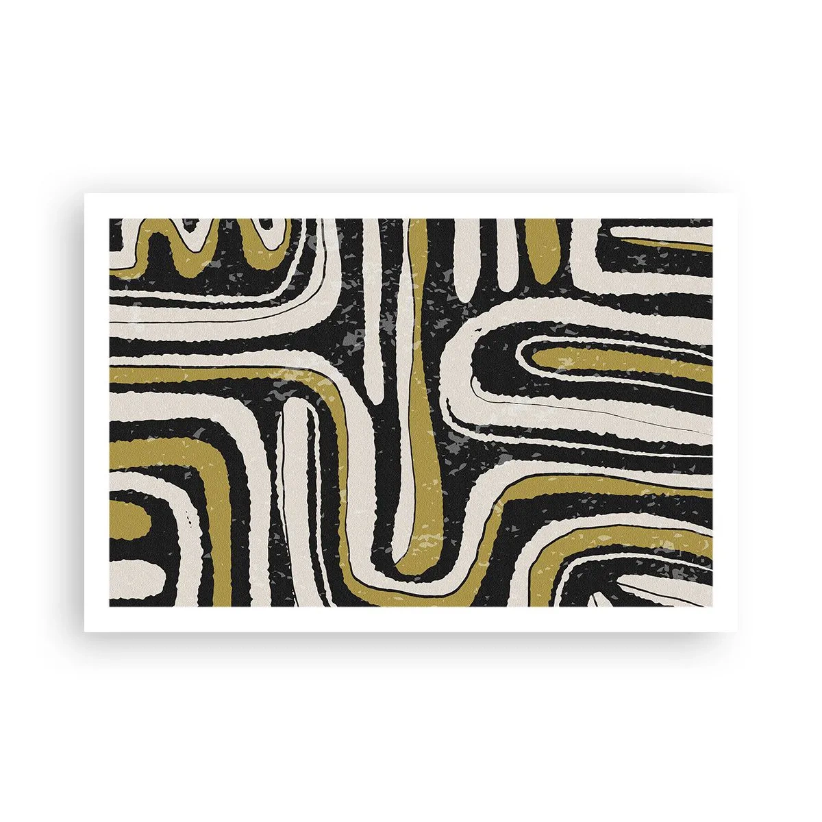 Plakat - Komposition: stier og gyder - 91x61 cm