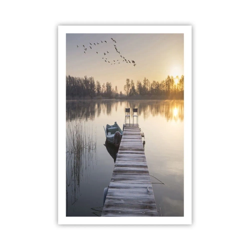 Plakat - Jeg kommer tilbage om et stykke tid - 61x91 cm