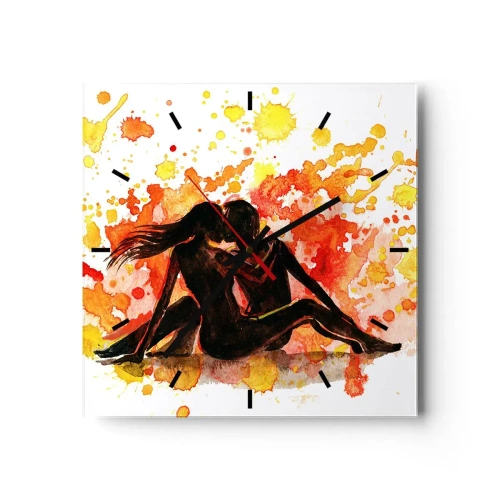 Vægur, Uret - Og der var lys - 30x30 cm