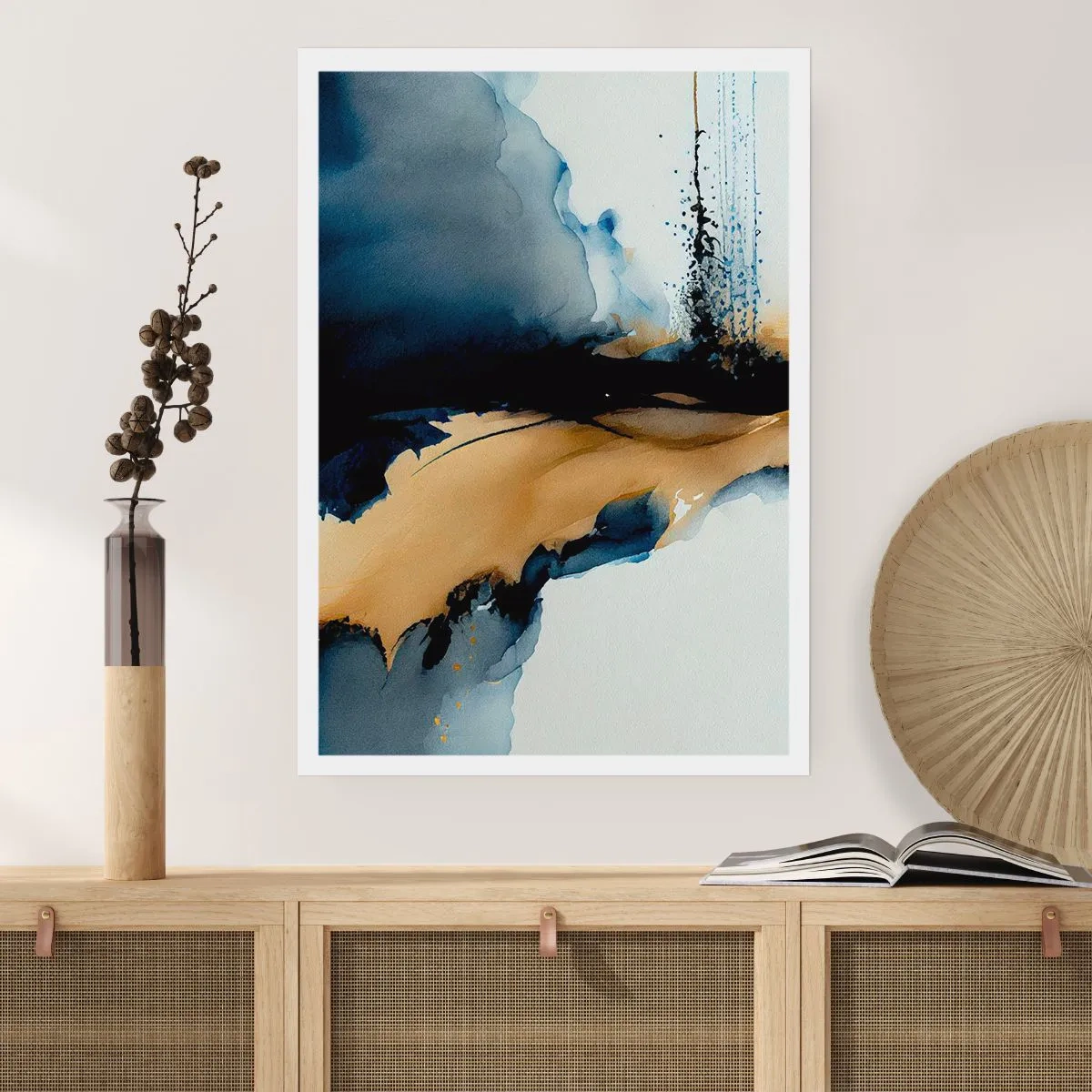 Plakat - Bag sløret - 40x50 cm