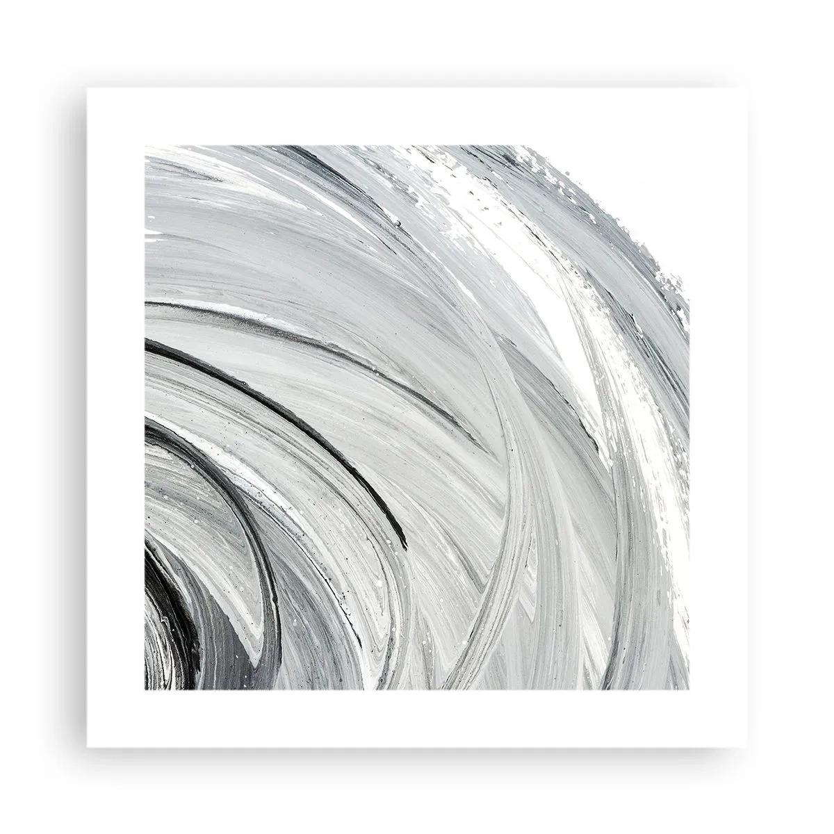 Plakat - Orbital komposition - 40x40 cm