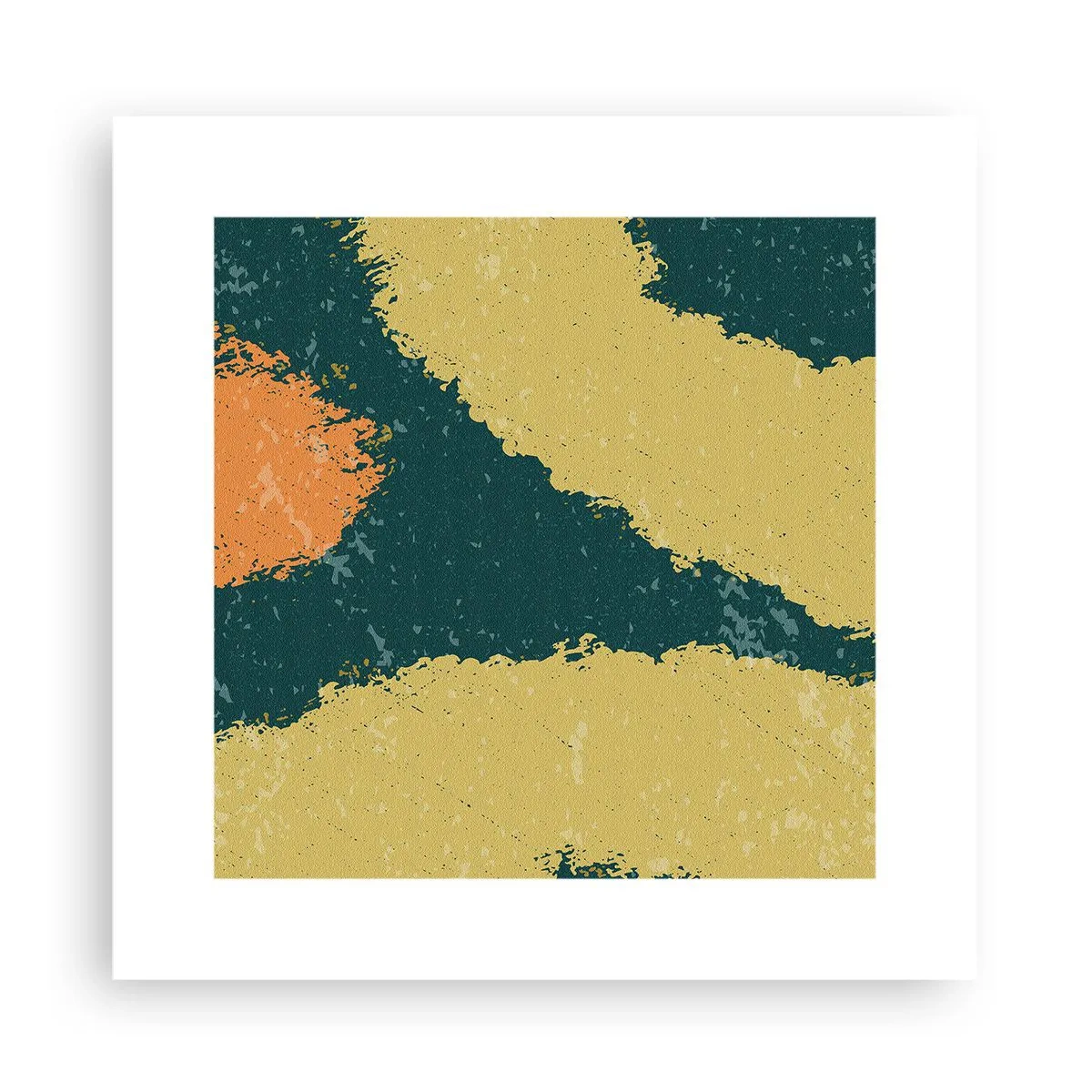Plakat - Abstraktion - i slowmotion - 30x30 cm