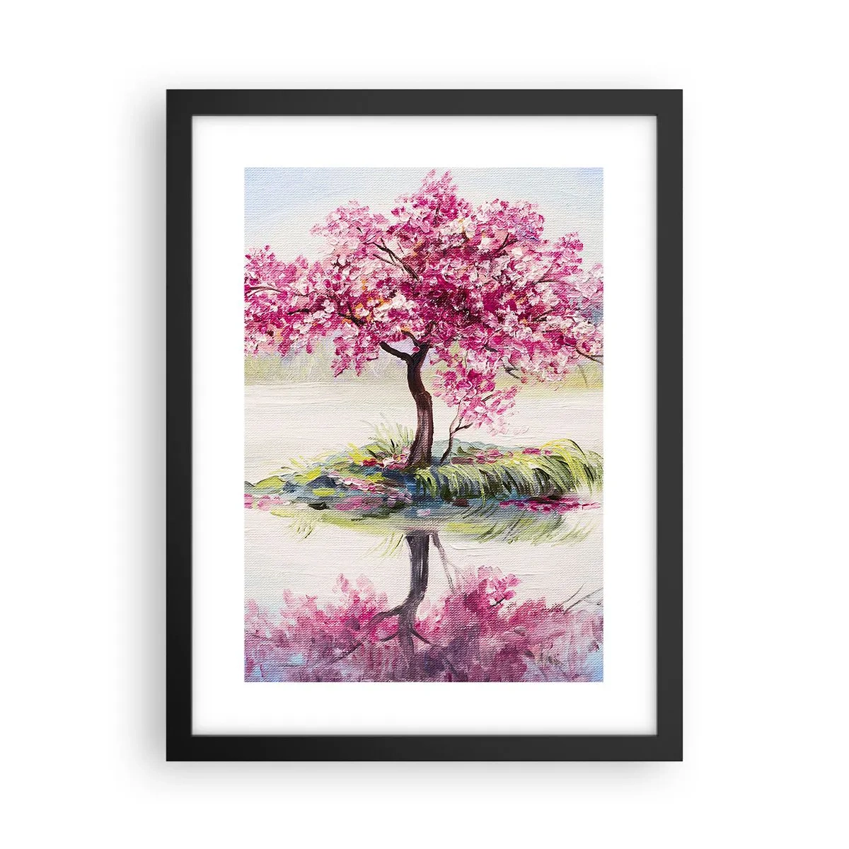 Plakat i sort ramme - Forårsfestival - 30x40 cm