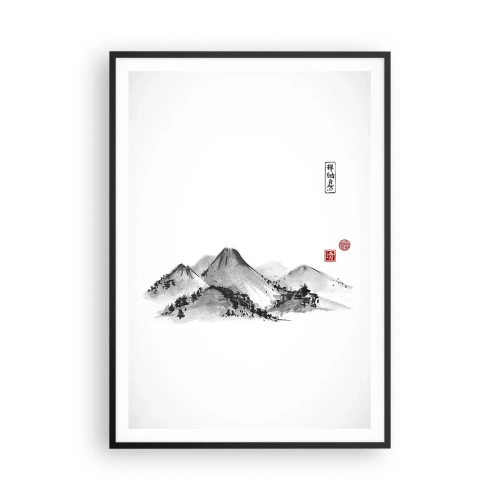 Plakat i sort ramme - Langt væk - 70x100 cm