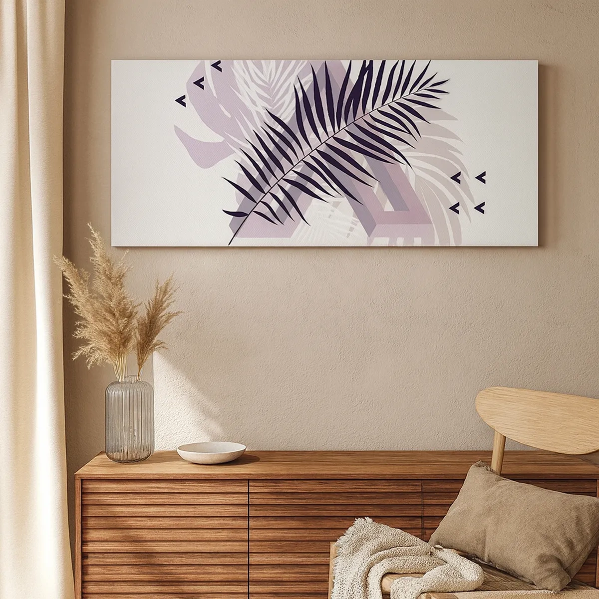 Lærredstryk - Billede på lærred - Skygge af en skygge - 30x30 cm