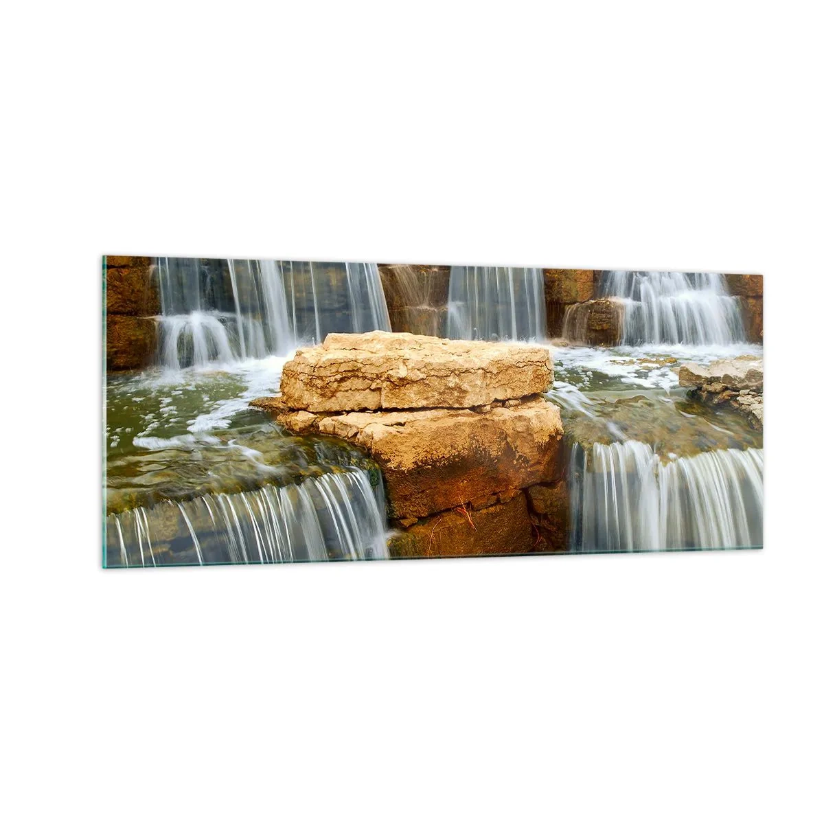 Billede på glas - Trappe til himlen - 100x40 cm