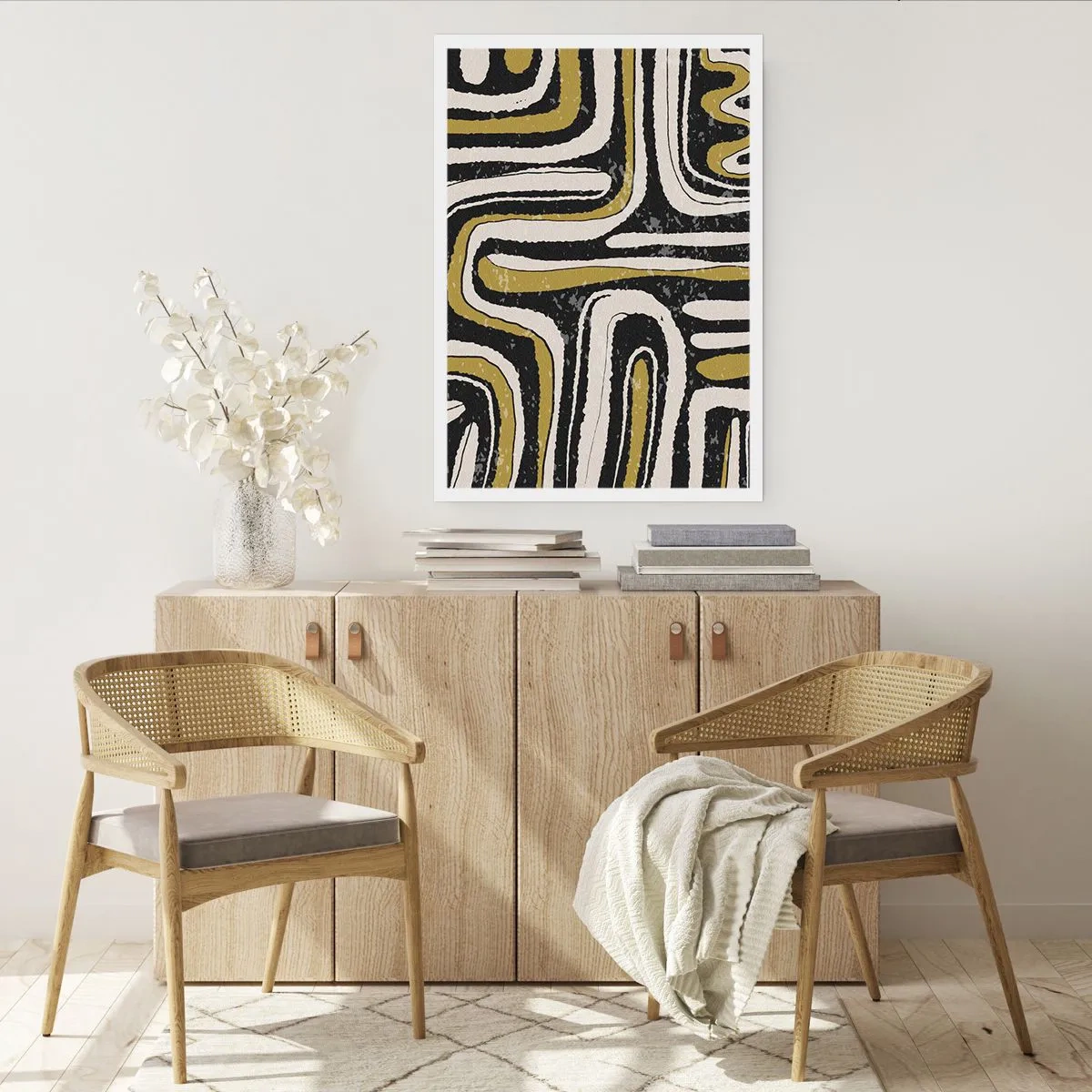 Plakat - Komposition: stier og gyder - 61x91 cm