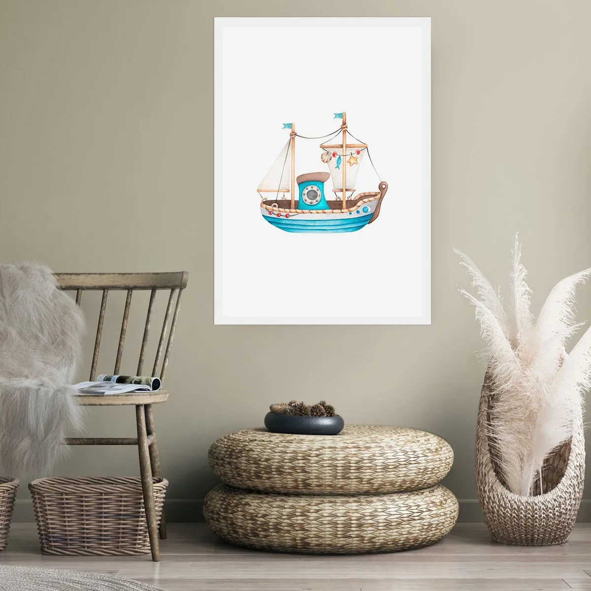 Plakat - Ohøj, eventyr! - 40x50 cm