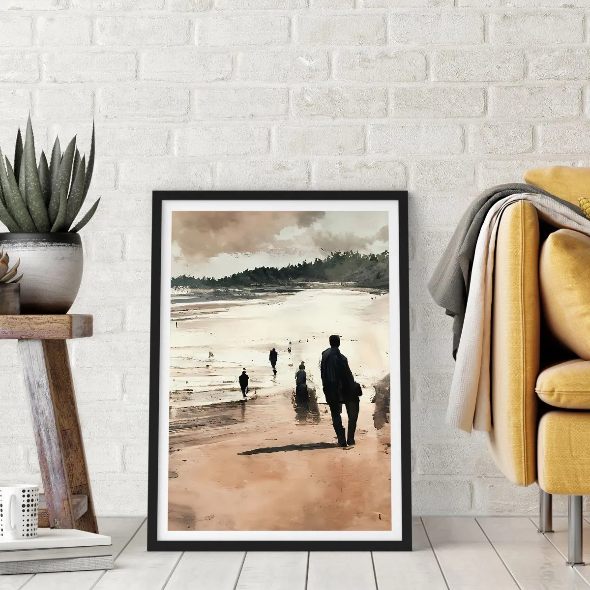 Plakat i sort ramme - Indkaldt - 40x50 cm