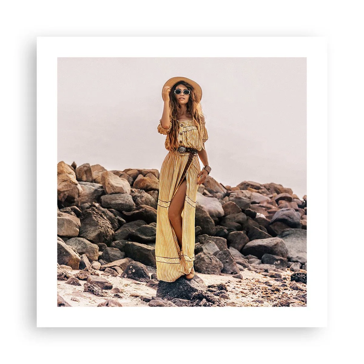 Plakat - Magien ved sten - 50x50 cm