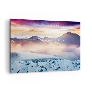 Lærredstryk - Billede på lærred - Naturens kraft og renhed - 100x70 cm
