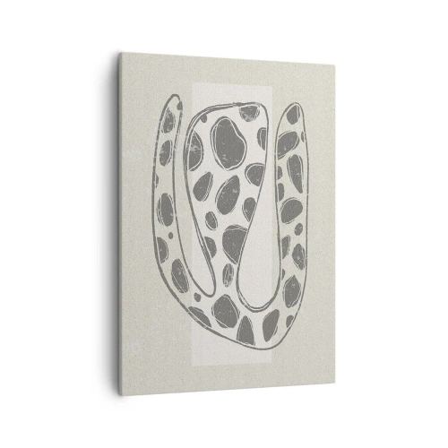 Lærredstryk - Billede på lærred - Bizart væsen - 50x70 cm