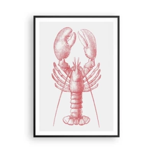 Plakat i sort ramme - Hummer, der er Homer værdig - 70x100 cm