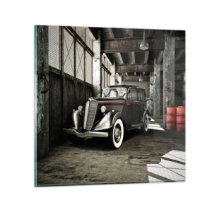 Billede på glas - 1930'ernes vedvarende elegance. - 40x40 cm