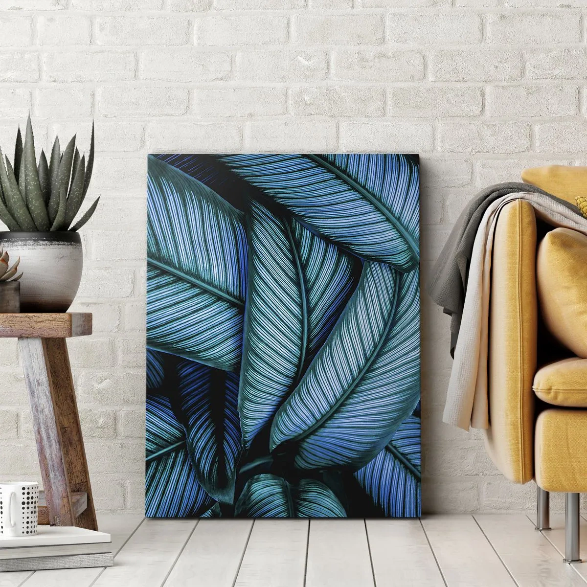 Lærredstryk - Billede på lærred - Livslinjer - 50x70 cm