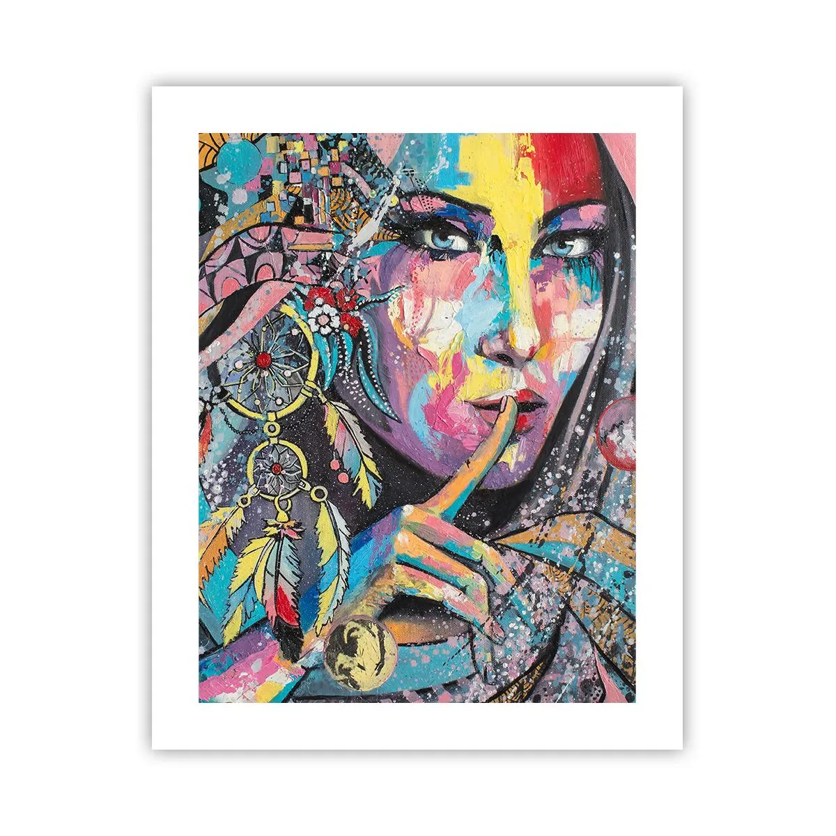 Plakat - Vær tavs, indtil du forstår - 40x50 cm