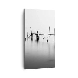 Lærredstryk - Billede på lærred - Hvad nu, hvis verden ikke eksisterer? - 45x80 cm