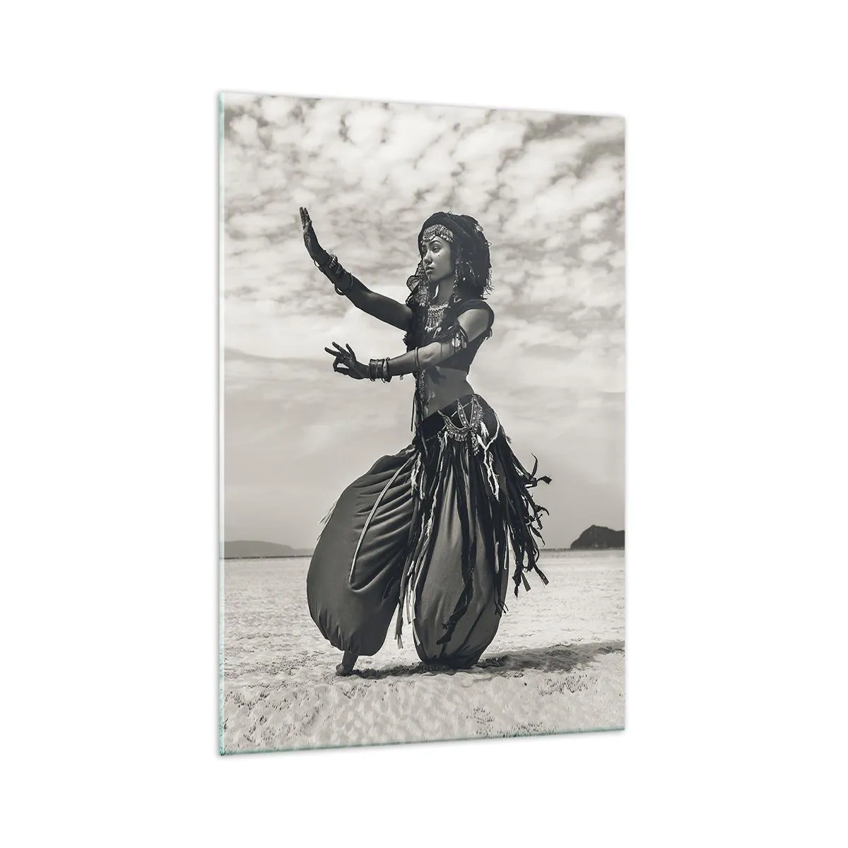 Billede på glas - Dans på de sydlige øer - 70x100 cm