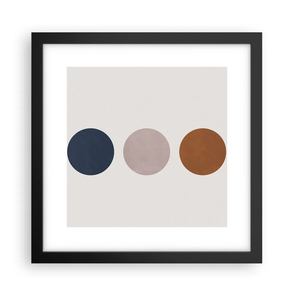 Plakat i sort ramme - Et symbol på perfektion - 30x30 cm