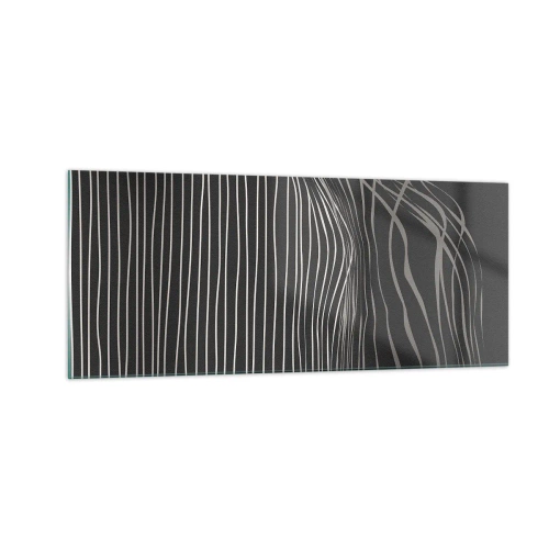Billede på glas - Rytme og accent - 100x40 cm
