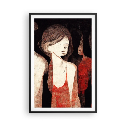 Plakat i sort ramme - Mørkets madonnaer - 61x91 cm