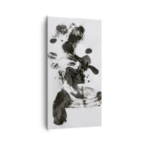 Lærredstryk - Billede på lærred - En metode i galskaben? - 65x120 cm