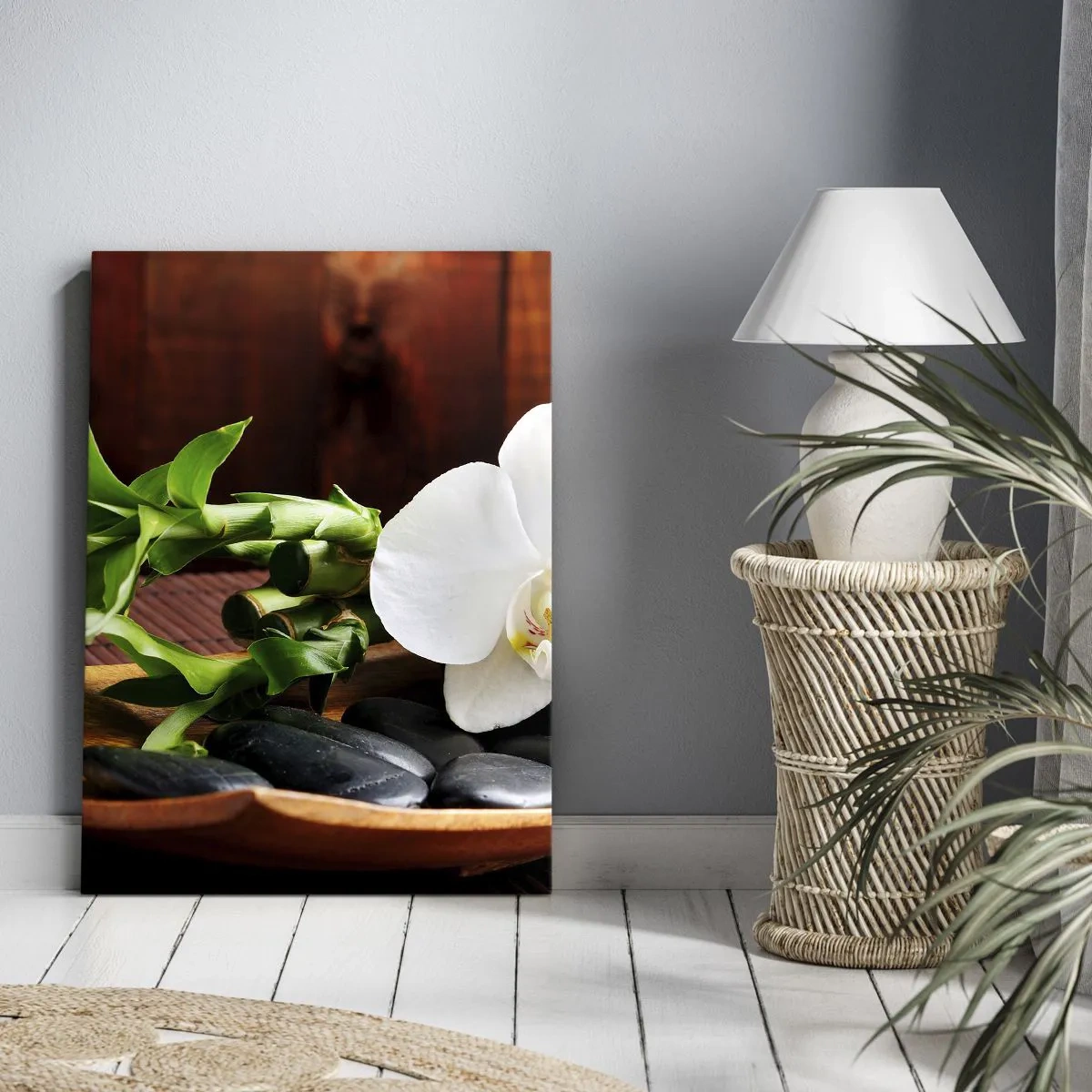 Lærredstryk - Billede på lærred - Overgiv dig til naturens berøring - 80x120 cm