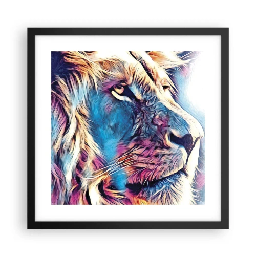 Plakat i sort ramme - Naturens visdom - 40x40 cm