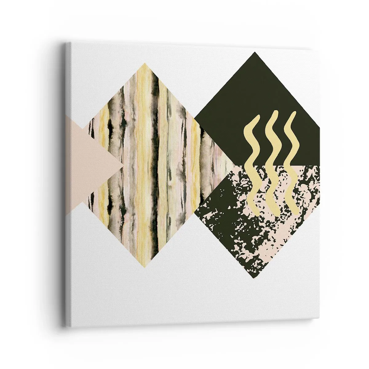 Lærredstryk - Billede på lærred - Ikke så simpelt - 30x30 cm