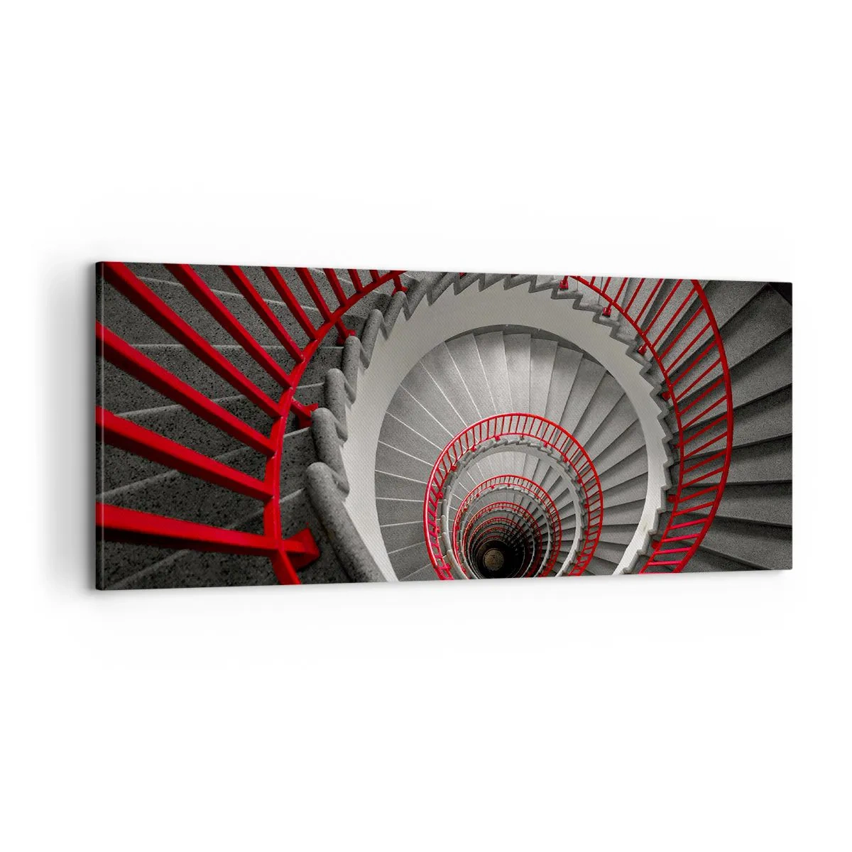 Lærredstryk - Billede på lærred - Arkitektoniske lege - 100x40 cm