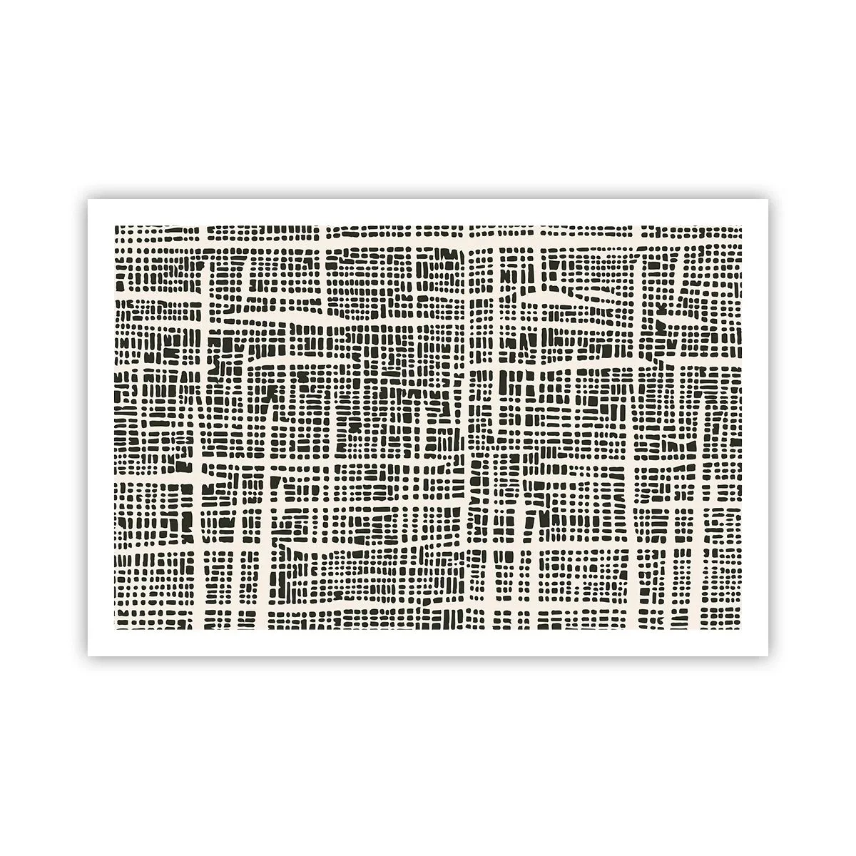 Plakat - En sammensætning vævet - 91x61 cm