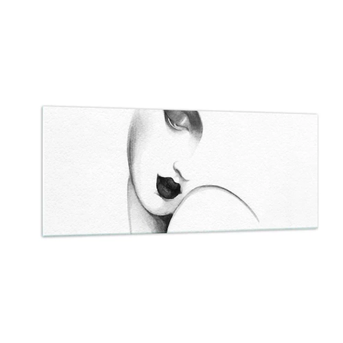 Billede på glas - I Lempickas stil - 100x40 cm